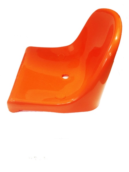 Сиденье пластиковое Лужники оранжевое фото