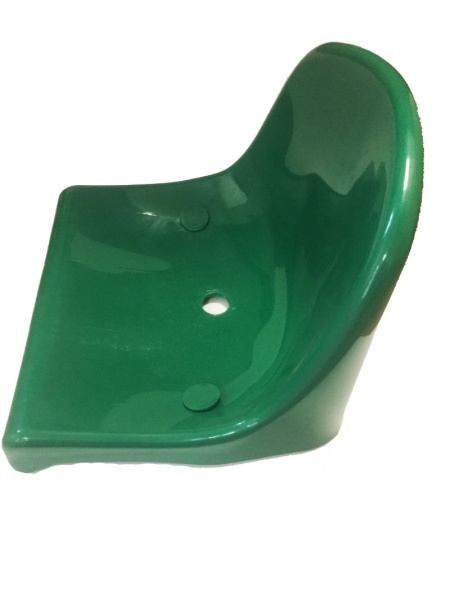 Сиденье пластиковое Лужники зелёное фото