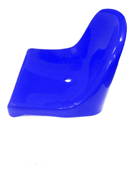 Сиденье пластиковое Лужники синее фото