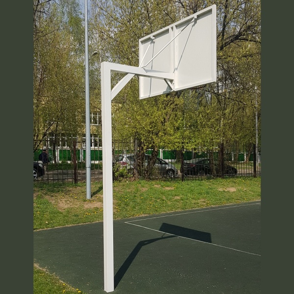 Баскетбольная стойка для улицы под бетонирование вынос 1 м фото