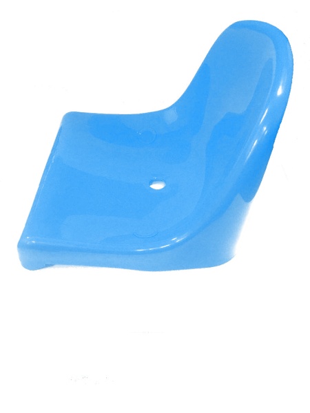 Сиденье пластиковое Лужники голубое фото